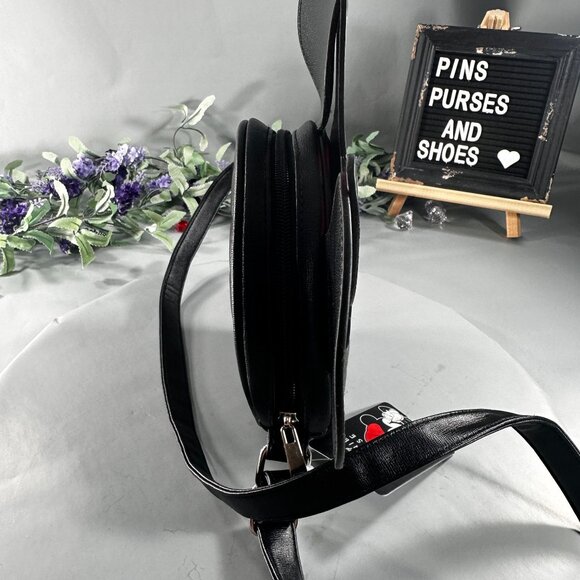 Disney Minnie Mouse Crossbody Purses Mouse Ears Icon Polka Dot Bow Shoulder Bag - Picture 3 of 16